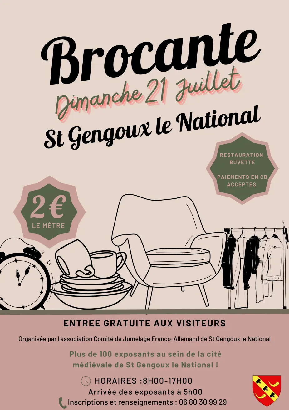Brocantes 71 - Brocante Vide-Grenier Puces - Saint-Gengoux-le-National (71)